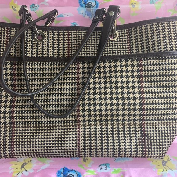 Ralph Lauren Houndstooth mini purse - Picture 3 of 4